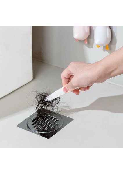 1 Adet Sevimli Ördek 2'si 1 Arada Banyo Saç Temizleme Klipsi Çok Fonksiyonlu Temizleme Klipsi Mutfak Çöp Temizleme Klipsi (Yurt Dışından)