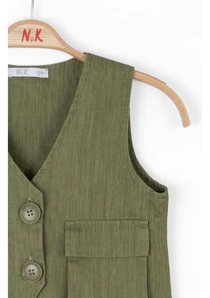 Kız Çocuk Cactus Yelek 8-14YAŞ Haki fırsatları