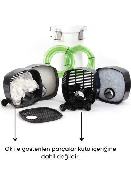 Hw-505a Dış Filtre 15watt 800 Litre/saat