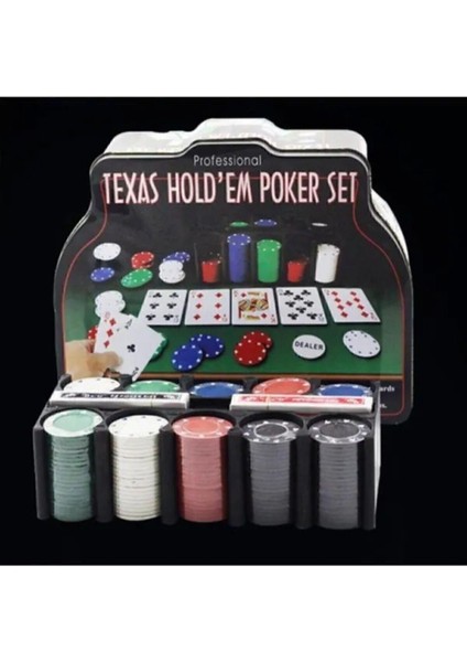 200 Chip Texas Hold'em Poker Set modelleri