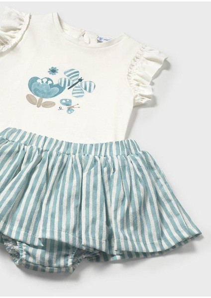 Kız Kelebek Etekli Takım 1-3 Yaş Yeşil modelleri