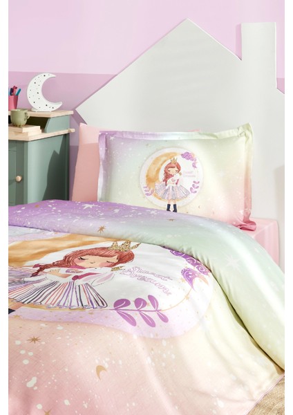 Sweet Dream Tek Kişilik Lastikli Fitted Çarşaf Nevresim Takımı