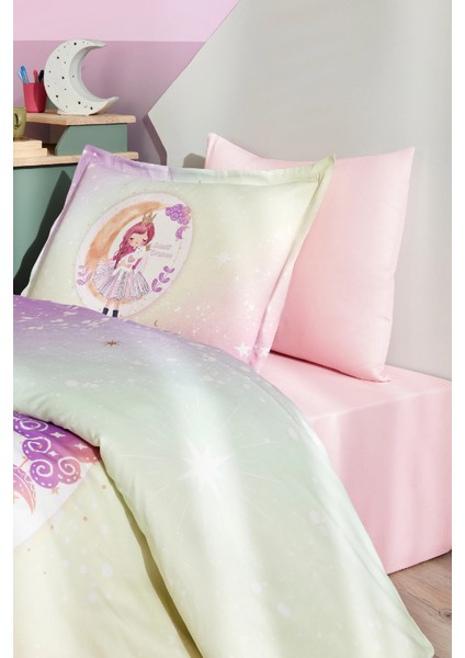Sweet Dream Tek Kişilik Lastikli Fitted Çarşaf Nevresim Takımı