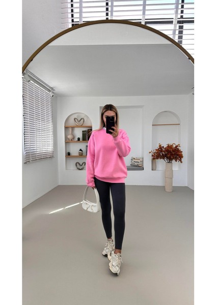 Chamakh Kadın Basic 3 Iplik Sweatshirt