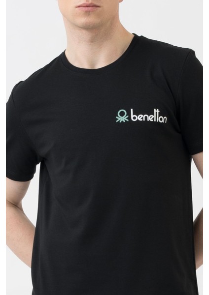 Erkek Logo Baskılı T-Shirt