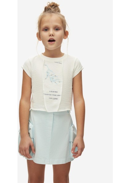 Nk Kız Çocuk Little Etek 4-8 Yaş Mavi