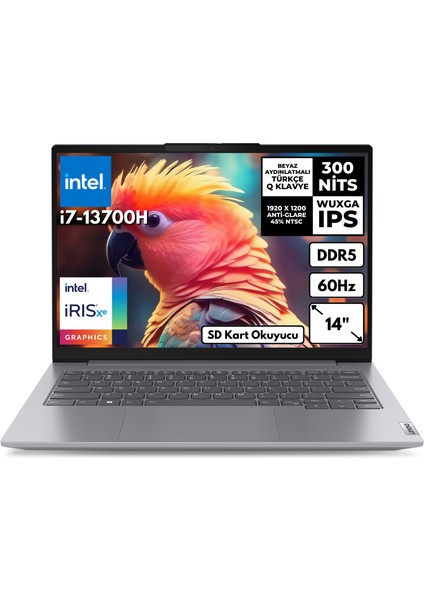 Thinkbook 14 G6 I7-13700H 8-GB DDR5 1 TB SSD Iris Xe Graphics 14" Wuxga Windows 11 Home 21KG004NTRHMF51