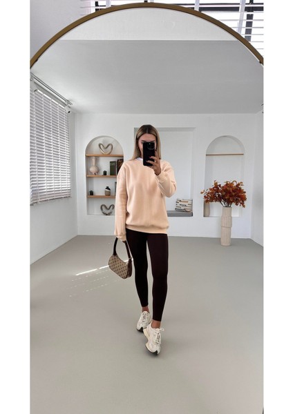 Chamakh Kadın Basic 3 Iplik Sweatshirt modelleri
