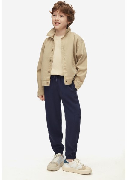 Erkek Çocuk Safari Ceket 8-14 Yaş Camel