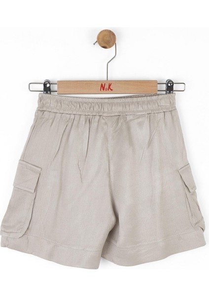 Nk Kız Çocuk Mallorca Şort 8-14 Yaş Vizon indirimleri