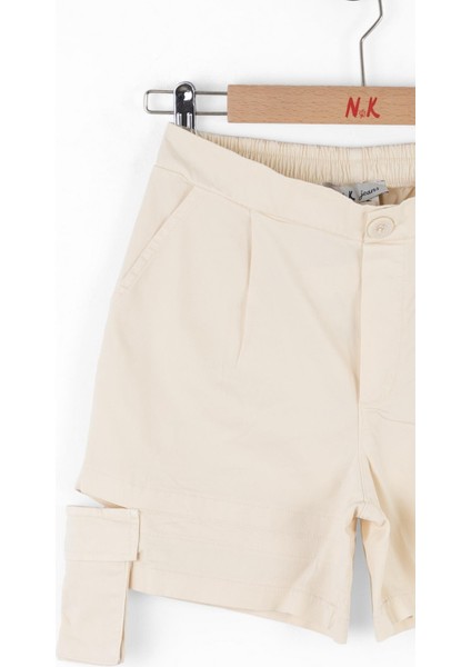 Kız Çocuk Pebble Şort 8-14 Yaş Krem fiyatları