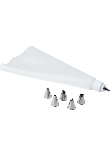 7 Parça Krema Sıkma Torbası Seti Ikea 6 Farklı Başlıklı Pasta Dekorasyon Seti