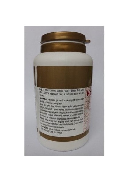 Kalsiyum Magnezyum Çinko D Vitamini Içeren Gıda Takviyesi fiyatları