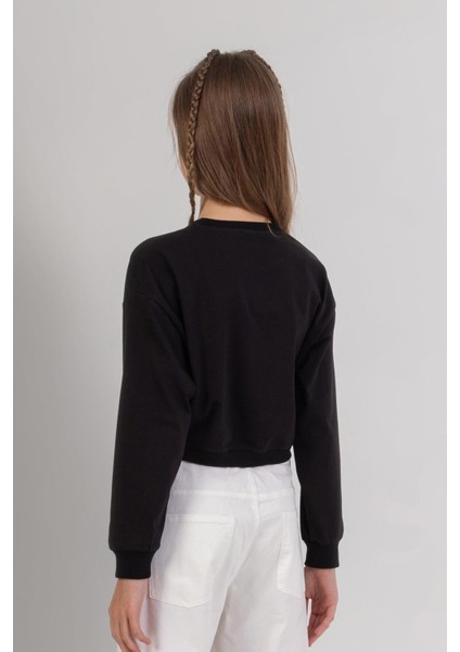Kız Çocuk Tokyo Sweatshirt 9-14 Yaş Siyah fiyatları