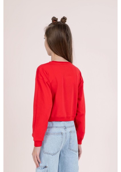 Kız Çocuk Tokyo Sweatshirt 9-14 Yaş Kırmızı fiyatları