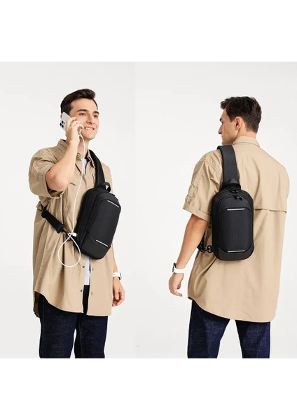 Unisex Su Geçirmez Oxford Kumaş Çapraz Omuz Çantası fırsatları