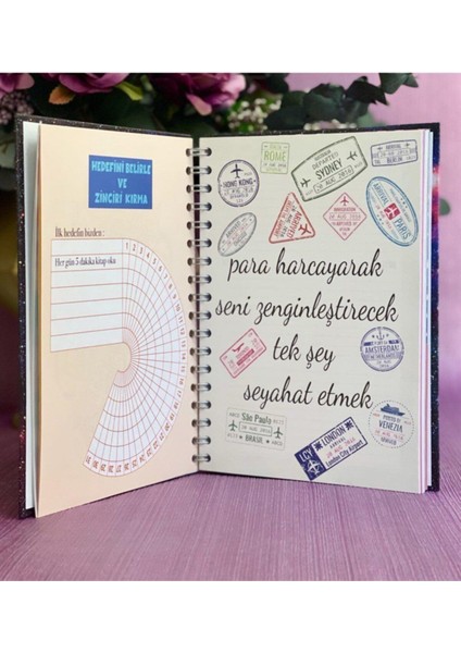 Satürünlü Kız Tasarımlı Konuşan Ajanda modelleri