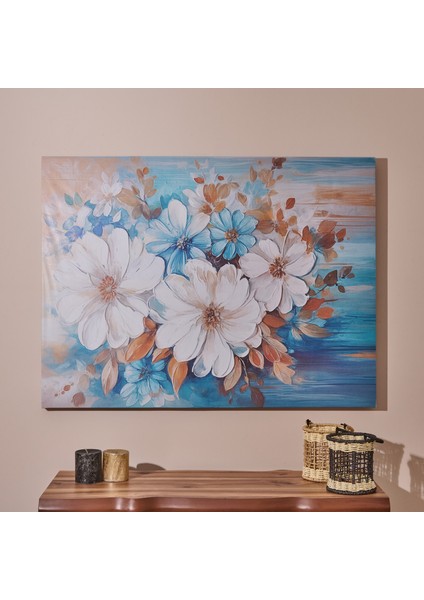 Deco Flowers Kanvas Tablo - Renkli - 75X100 cm
