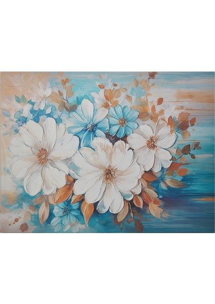 Deco Flowers Kanvas Tablo - Renkli - 75X100 cm