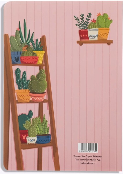 Meli Melek Euphorbia Zamansız Ajanda, 15X21.5 cm