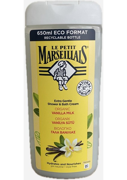 Vanilya Sütü 650 ml Duş Jeli