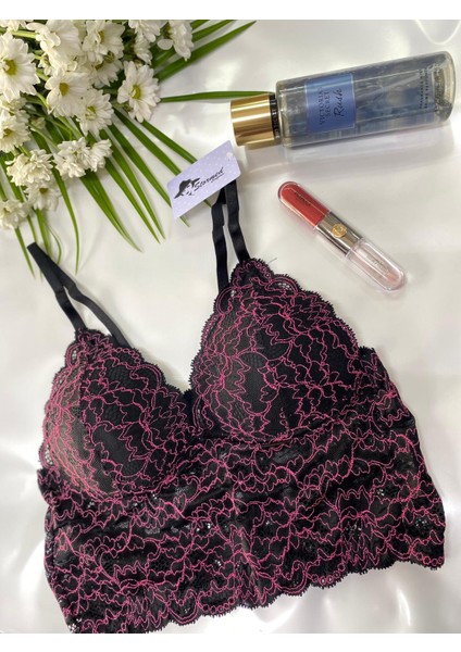 Dantelli Kaplı Bralet Sütyen Büstiyer