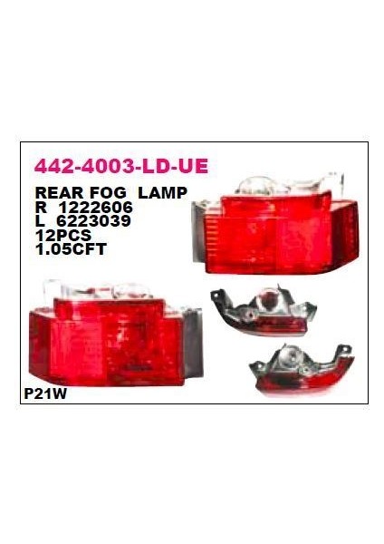 DEPO-442-4003L-LD-UE - Tampon Sıs Lambası Sol Duysuz Opel Merıva 03-
