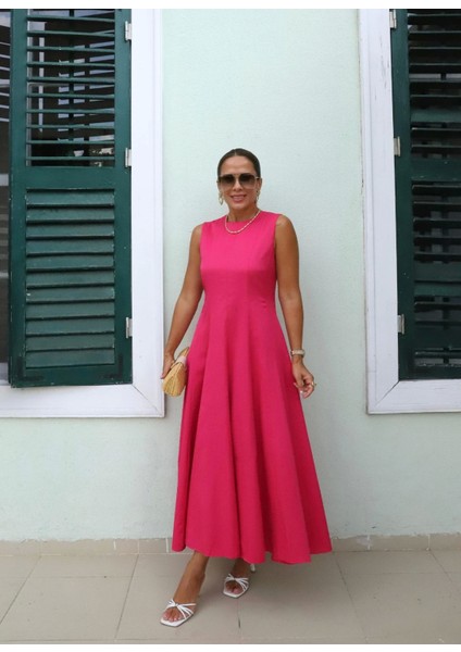 Pembe Kolsuz Çan Model Elbise modelleri
