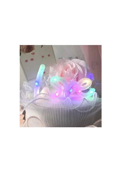 Neon Love Yazılı LED Işık ✨ 3 Işık Ayarlı Renk Geçişli Adaptör ve Piller Dahil indirimleri