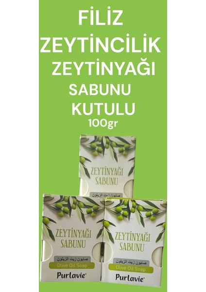 Zeytinyağlı Sabun (Kutulu) 100 gr fiyatları