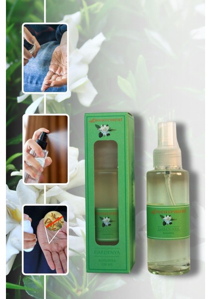 4'lü Sprey Kolonya Set 100 ml Mango - Pudra - Gardenya - Lavanta