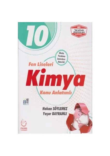 10. Sınıf Fen Liseleri Kimya Konu Anlatımlı +Yaprak Test Hediye