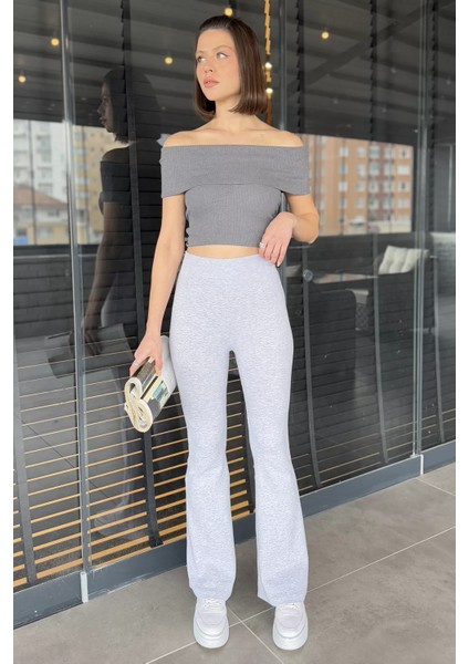 Kadın Yüksek Bel Bol Paça Pantolon fiyatları