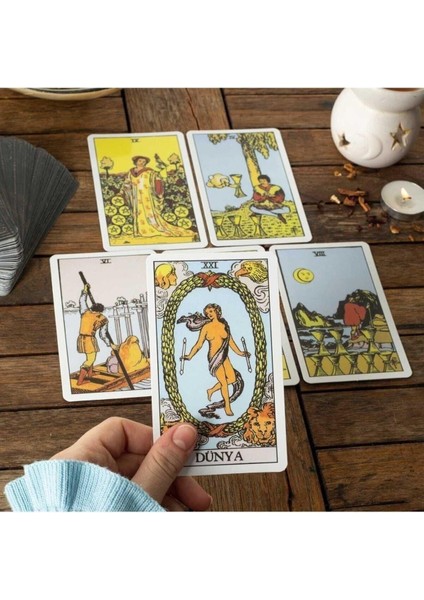 Tarot Kartı 78'li Klasik Tarot Destesi Türkçe modelleri