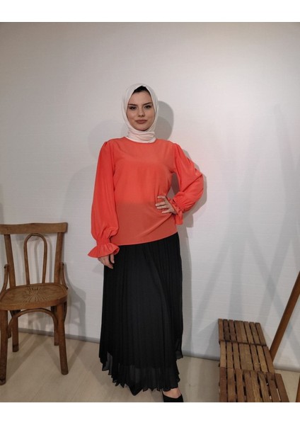 Kadın Kolucu Büzgülü Bluz fiyatları