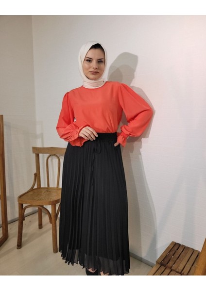 Kadın Kolucu Büzgülü Bluz fırsatları