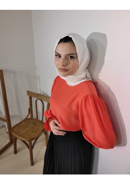 Kadın Kolucu Büzgülü Bluz indirimleri