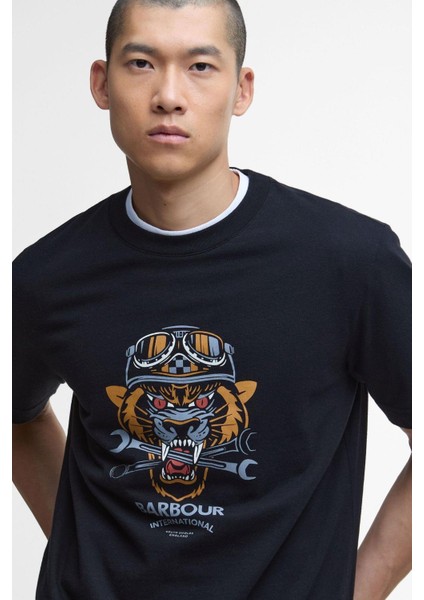 B.ıntl Carlise Graphic T-Shirt BK11 Black