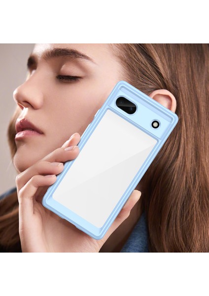 Google Pixel 8A Kılıf, Şeffaf Tasarımlı Darbeye Dayanıklı Telefon Kılıfı, Tampon Hibrit Şeffaf Kapak Google Pixel 8A (Yurt Dışından) modelleri