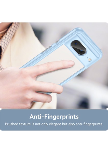 Google Pixel 8 Kılıf, Şeffaf Tasarımlı Darbeye Dayanıklı Telefon Kılıfı, Tampon Hibrit Şeffaf Kapak Google Pixel 8 (Yurt Dışından) modelleri