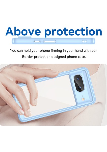Google Pixel 8 Kılıf, Şeffaf Tasarımlı Darbeye Dayanıklı Telefon Kılıfı, Tampon Hibrit Şeffaf Kapak Google Pixel 8 (Yurt Dışından) indirimleri