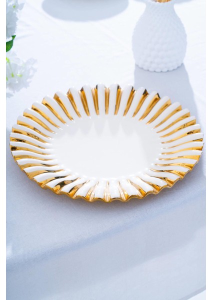 Alba Dekoratif Sunum Tabak - 33 cm