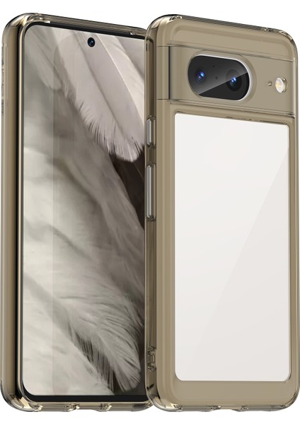 Google Pixel 8 Kılıf, Şeffaf Tasarımlı Darbeye Dayanıklı Telefon Kılıfı, Tampon Hibrit Şeffaf Kapak Google Pixel 8 (Yurt Dışından)