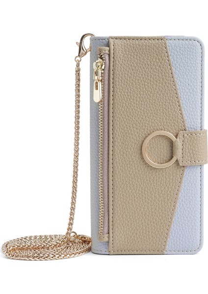 Oppo Realme 12 Lite 4g Deri Cüzdan Telefon Kılıfı, Rfıd Engelleme Kart Tutucular, Darbeye Dayanıklı Tpu Kılıf (Yurt Dışından)