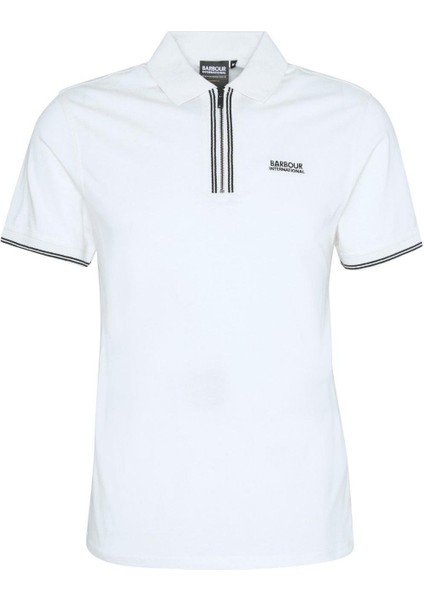 B.ıntl Ollie Twin Tipped Placket Polo Yaka WH32 Whisper White