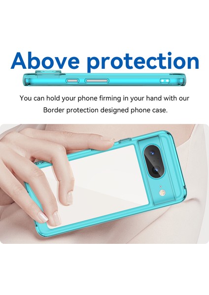 Google Pixel 8 Kılıf, Şeffaf Tasarımlı Darbeye Dayanıklı Telefon Kılıfı, Tampon Hibrit Şeffaf Kapak Google Pixel 8 (Yurt Dışından) fırsatları