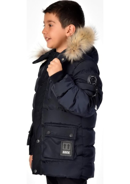 Erkek Çocuk Natürel Kürklü Mont 51254 indirimleri