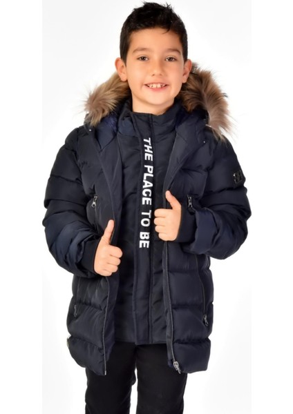 Natürel Kürklü Erkek Çocuk Mont 51248 indirimleri