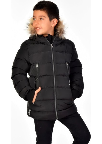 Natürel Kürklü Erkek Çocuk Mont 51248 indirimleri