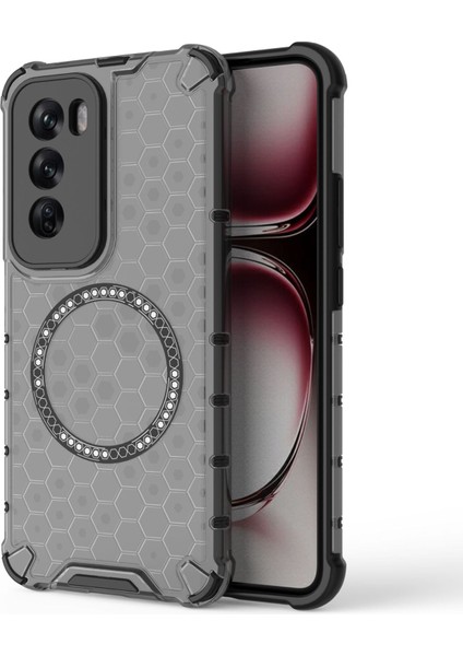 Oppo Reno 12 Pro Manyetik Kılıf Darbeye Dayanıklı Telefon Kılıfı (Yurt Dışından)